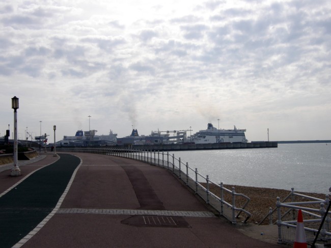 Entrada al puerto de Dover