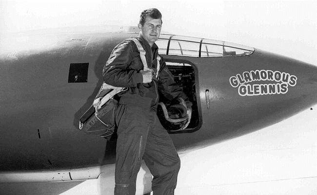 Chuck Yeager y el Bell x-1