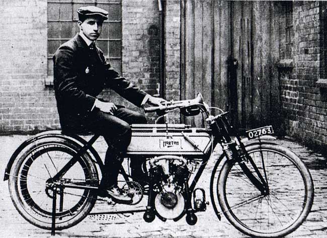 Norton en el IOMTT de 1907