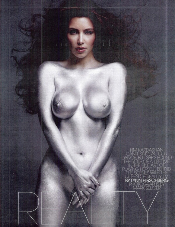 Kim kardashian desnuda body painting